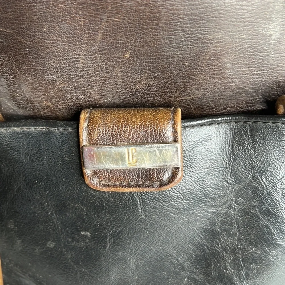 Liz Claiborne Vintage 80’s Crossbody Brown/Black Purse